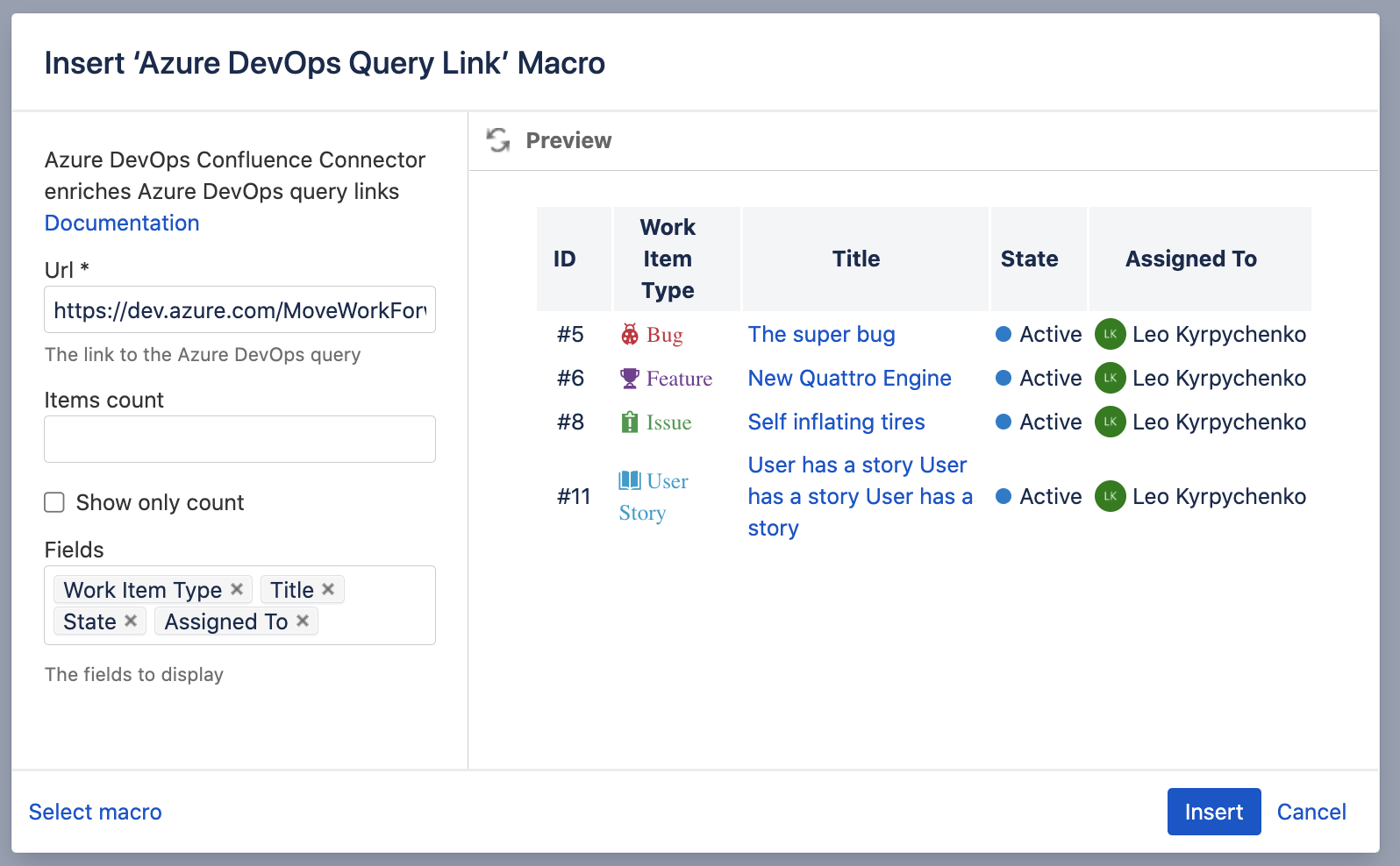 Azure DevOps Confluence Connector (Server & Data Center)