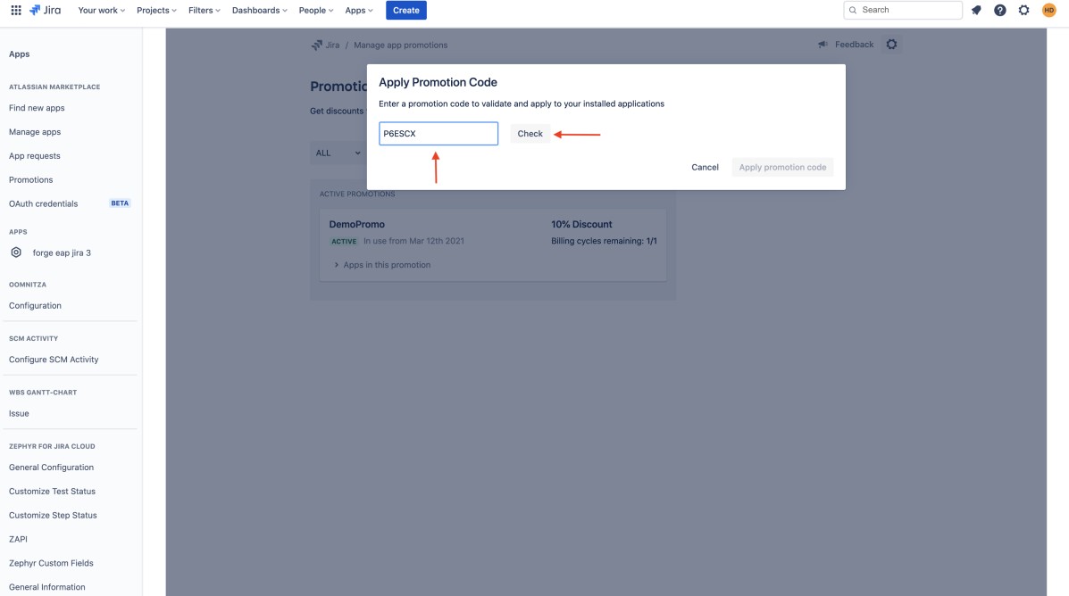 Cloud Promo Codes Instruction Manual for Site admins
