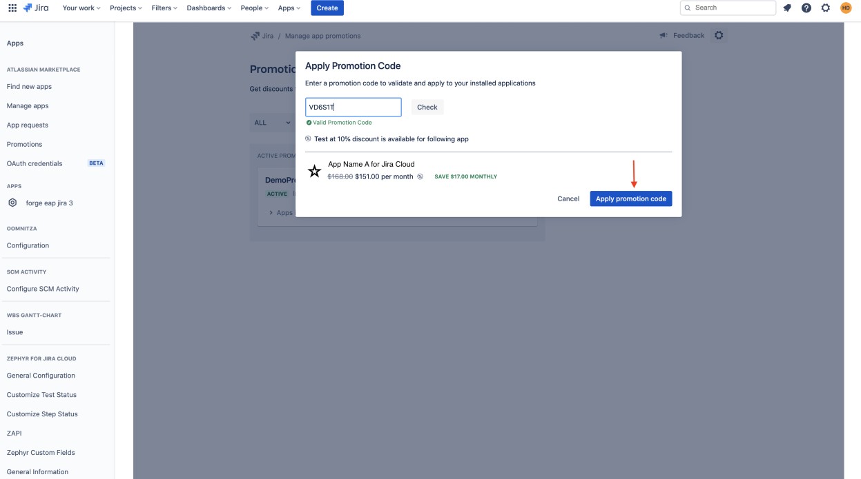 Cloud Promo Codes Instruction Manual for Site admins