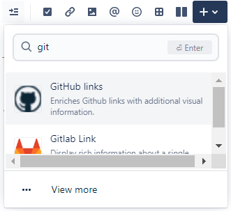 How to create a GitHub links macro?