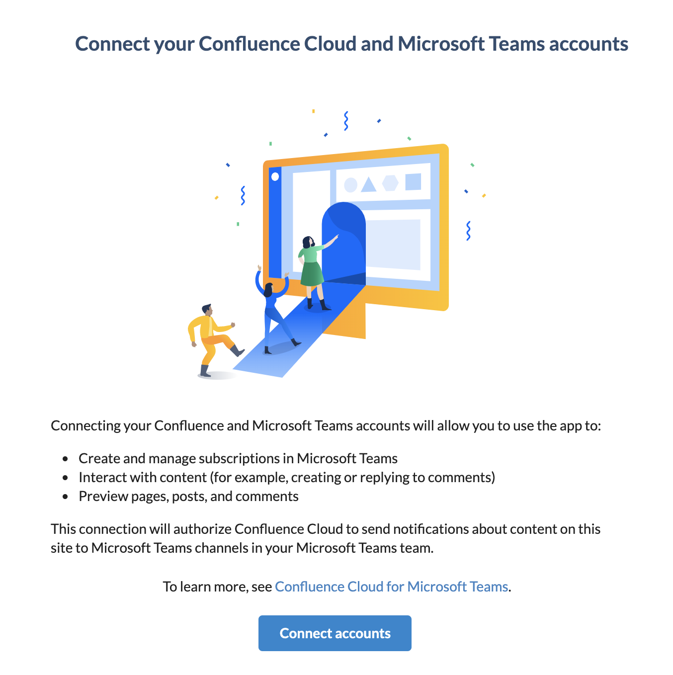 Advanced Microsoft Teams Confluence Connector for Confluence Cloud